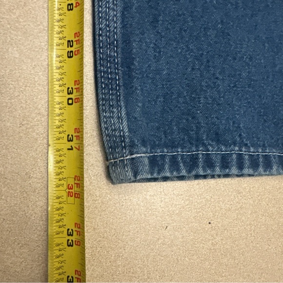 Carhartt Carpenter Jeans Mens 36x30 Blue Original Dungaree Fit Straight B13 DST - Picture 12 of 12